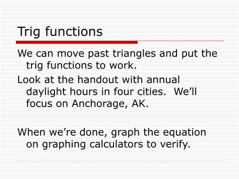 Image result for Trig Function Techniques