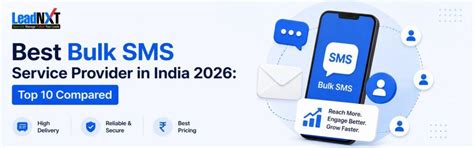 Best Bulk SMS Service Provider in India 2026: Top 10 Compared