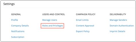 How to manage roles and privileges