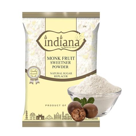 Indiana as offered by nature Monk Fruit Sweetener Powder|1:1 Sugar ...