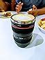 Buy Camera Lens Plastic Coffee Mug with Lid, 350ml, Black Online at Low ...