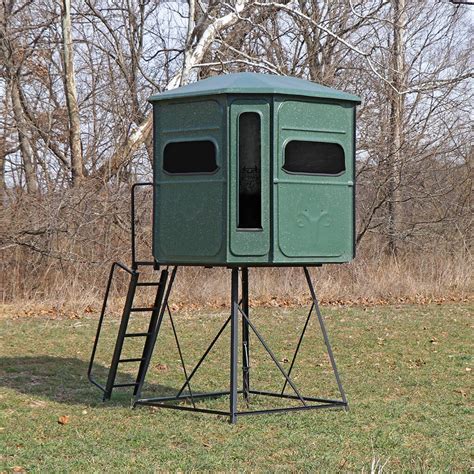 Redneck Hunting Blinds RD-BP66PL 6 x 6-Foot 360° Buck Palace Platinum ...