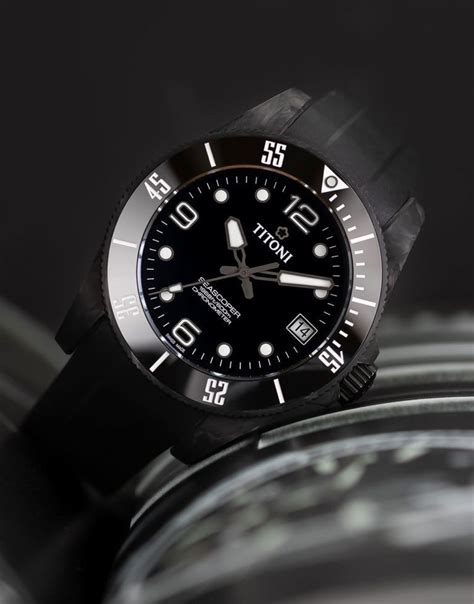 Introducing The New Titoni Seascoper 600 CarbonTech Dive Watch