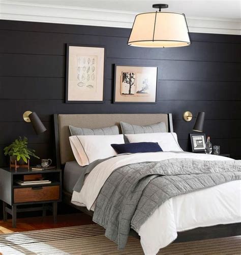 dark accent wall bedroom ideas