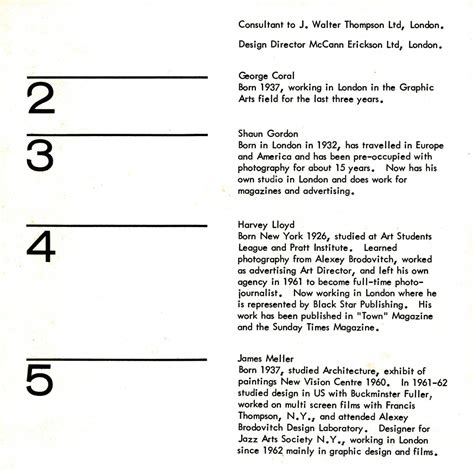 articles and interviews - Robert Brownjohn