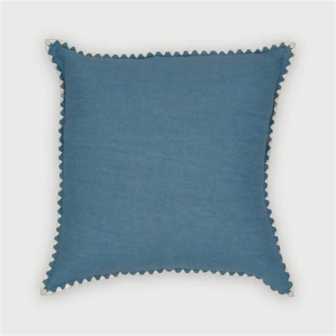 Mirage Azure Linen Cushion Cover | Premium Home Textiles in India