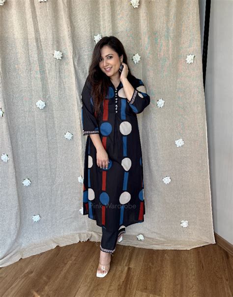 Bhujodi modern AJRAKH polka pair