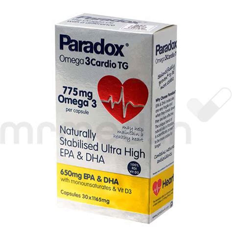 Buy Paradox Omega 3 Cardio TG Capsule Online: View Uses, Price, Dosage ...