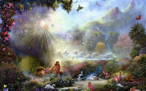 Garden of Eden | Akiane kramarik paintings, Biblical garden, Fantasy ...