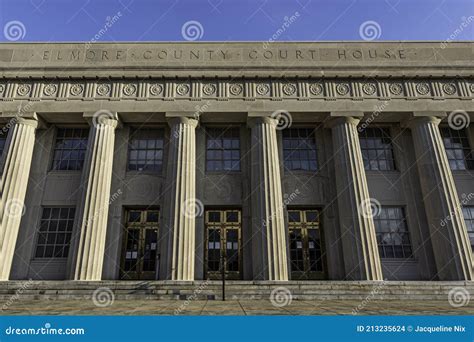 Elmore County Courthouse from Low Angle Editorial Stock Image - Image ...