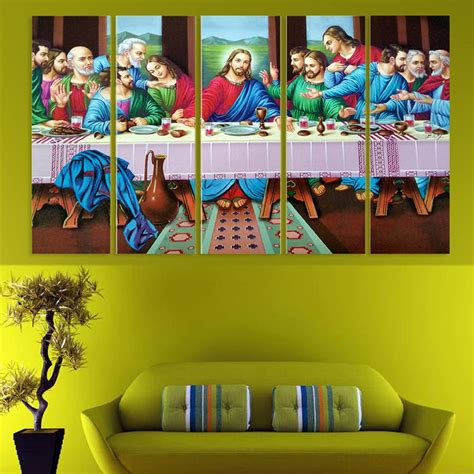 Casa Rica Last Supper Of Jesus Christ Photo Frame Painting Wall Hanging ...