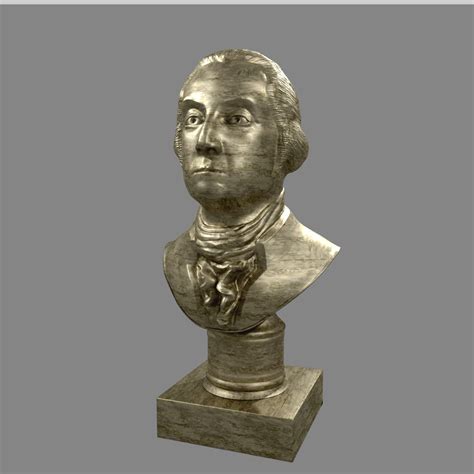 George Washington Bust 3D Model $37 - .stl .obj .fbx .max - Free3D
