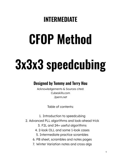 Image result for CFOP method CFOP Tutorial