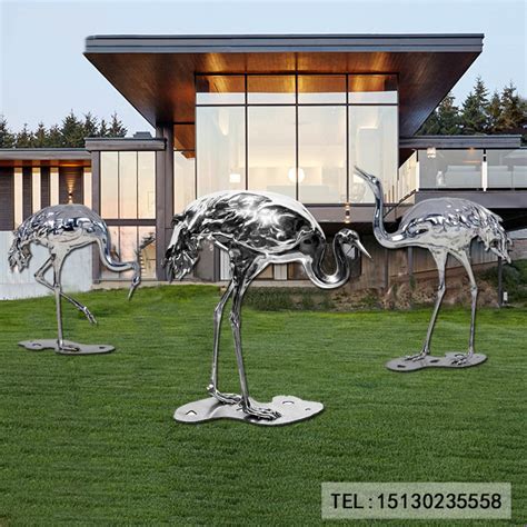 驯鹿雕塑，不锈钢动物雕塑 - 卓景雕塑公司