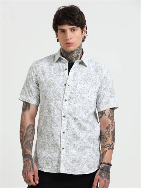 Palms Boxed Half-Sleeve Shirt