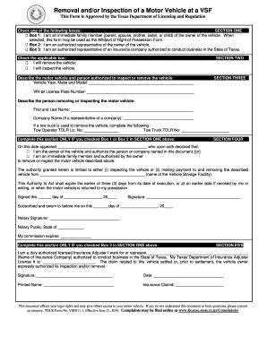 2010 Form TX VSF011 Fill Online, Printable, Fillable, Blank - pdfFiller