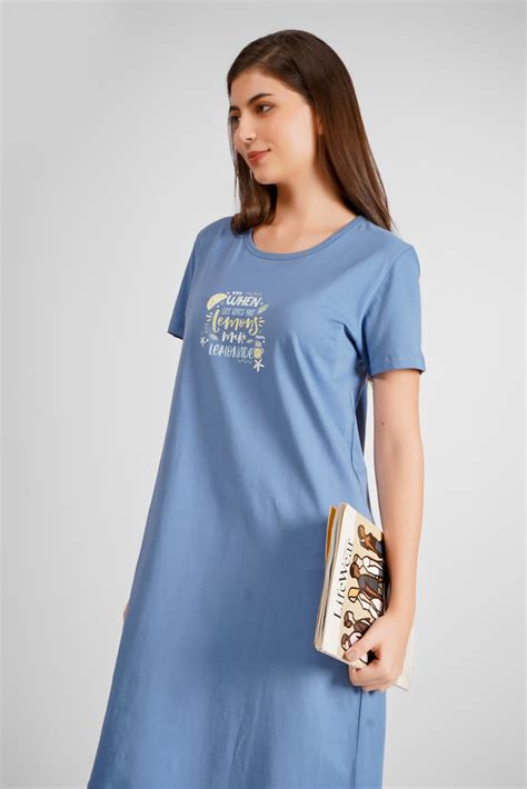 Buy When Life Gives You Lemon Short Nighty on www.denap.in – De-Nap.in