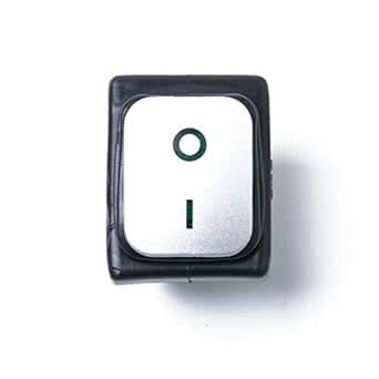 Generic Green 12V 2 Positions On-Off Rocker Switch for Car Truck Boat ...