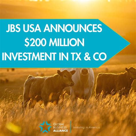JBS USA announced a $200 million investment in its Cactus, TX and Greeley,… | Global Business ...