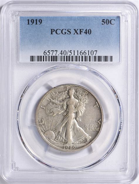 1919 Walking Liberty Half Dollar PCGS XF-40 (Item 1767308 ...