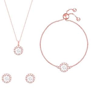 Buy GIVA 925 Silver Rose Gold Eve Beauty Set of Three|, Gifts for Women ...