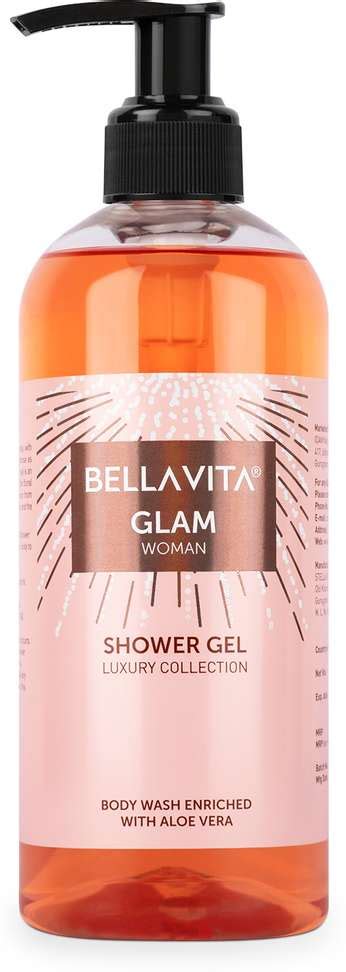 BELLAVITA GLAM WOMAN Shower Gel|With Fruity & Citrus Notes, helps in ...