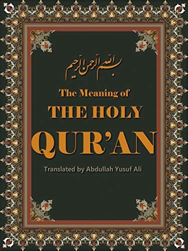 The Holy Quran (English-Yusuf-Ali) eBook : Jameli, Abdulmomen, Yusuf ...