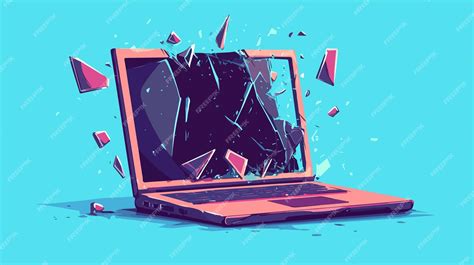Cartoon Icon Broken Computer 的图像结果
