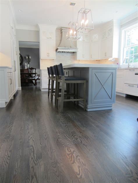 Grey Color Wood Flooring