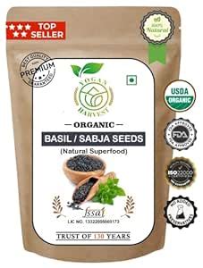 USDA Oragnic - Basil Seeds | Sabja Seed | Tukmaria Seeds | Non-GMO ...
