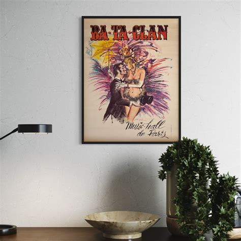Fransk original BA TA CLAN plakat fra Bellevue Vintage