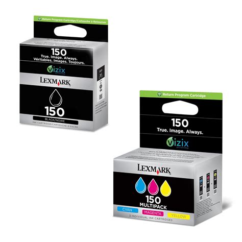 Premium Compatible Lexmark 150 CMYK Multipack Ink Cartridges (14N1607E ...