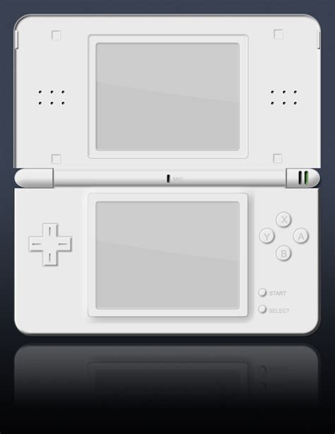 Nintendo DS Lite psd template by skullsntikis on DeviantArt