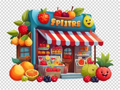 Fruit Store Cartoon 的图像结果