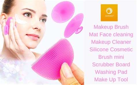 AURINKO® Makeup Brush Mat Face cleaning Makeup Cleaner Silicone ...