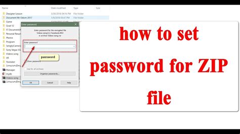 Image result for Add Password to Zip File