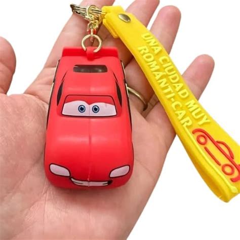 Blue Aura Lightning McQueen Pixar Cars Metal Keychain Red Durable ...