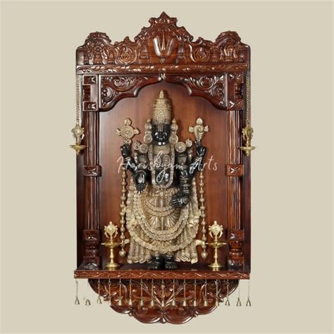Wooden Pooja Mandir For Home | Carving Teak Wood Temple