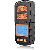 CHNADKS Portable Gas Detector, 4 in 1 (H2S, O2, CO, EX) Handheld Gas ...