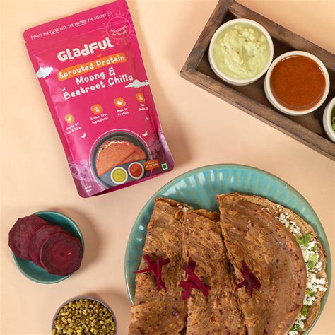 Beetroot Chilla with Sprouted Moong Instant Mix - 200gms – Gladful