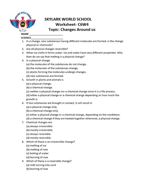 Image result for Science Topic Changes around Us for Class 6