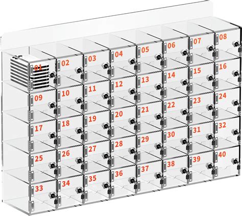 Cell Phone Locker With 100 Slots - Acrylic Storage India | Ubuy