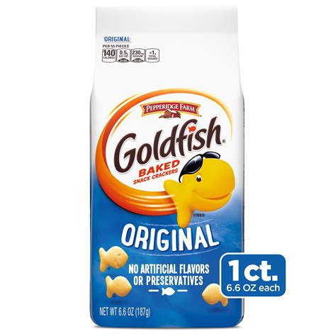 Goldfish Original Crackers, Snack Crackers, 6.6 oz bag - Walmart.com