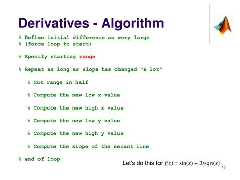 Image result for Derivative Algorithm