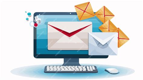 Image result for Cartoon Computer with Email