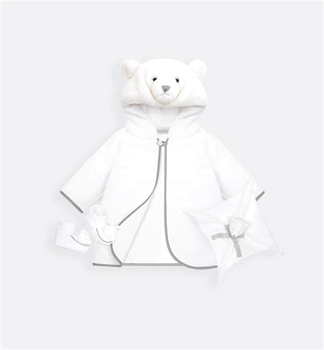 Set regalo per neonato con orsacchiotto Pelliccia sintetica, cotone ...