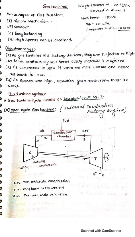 Gas turbines - Lecture notes 1 - Thermodynamics - Studocu