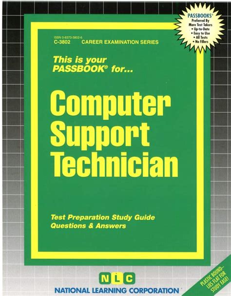 Computer Support Technician: Passbooks Study Guide : Corporation ...