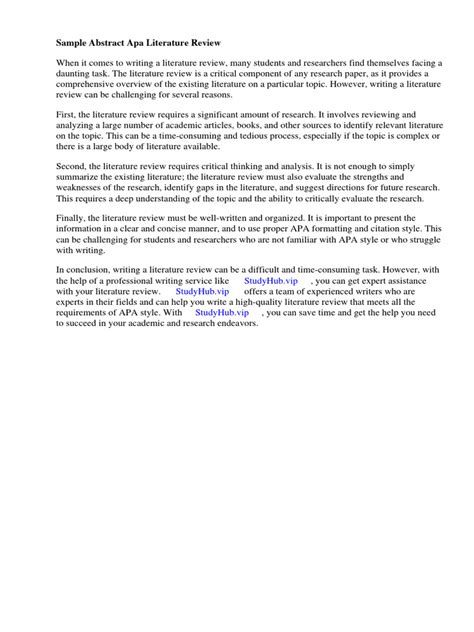 Image result for Example of APA Abstract