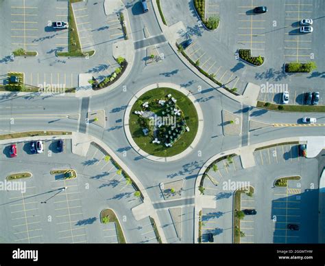 4 Way Road Intersection